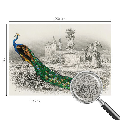 Nyomtatott vlies fotótapéta Színes tollak