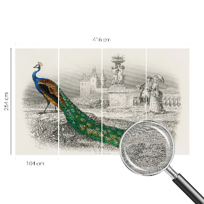 Nyomtatott vlies fotótapéta Színes tollak