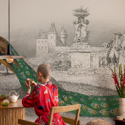 Nyomtatott vlies fotótapéta Színes tollak