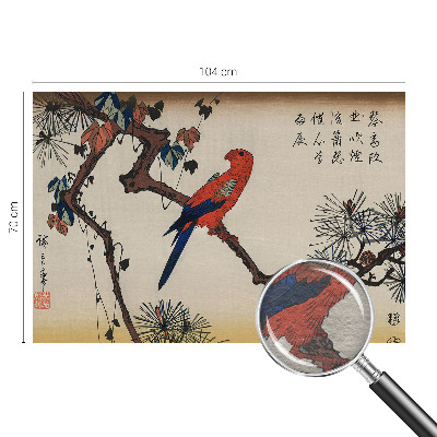 Fotótapéta Egy madár egy ágon