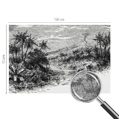 Poszter tapéta Egzotikus panoráma