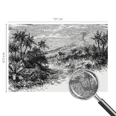 Poszter tapéta Egzotikus panoráma