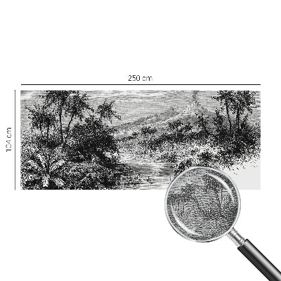 Poszter tapéta Egzotikus panoráma