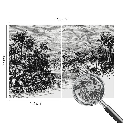 Poszter tapéta Egzotikus panoráma