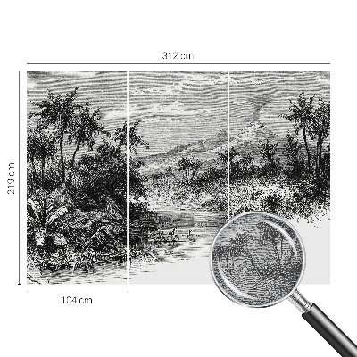 Poszter tapéta Egzotikus panoráma