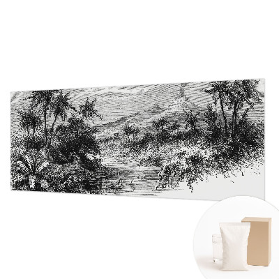 Poszter tapéta Egzotikus panoráma