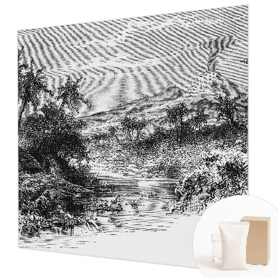 Poszter tapéta Egzotikus panoráma