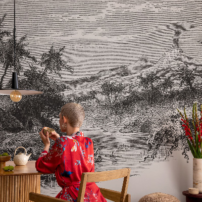 Poszter tapéta Egzotikus panoráma