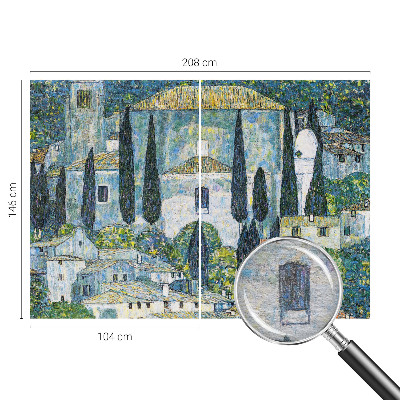 Fotótapéta nappaliba Ciprusházak