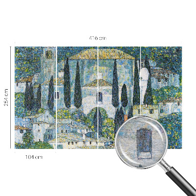 Fotótapéta nappaliba Ciprusházak