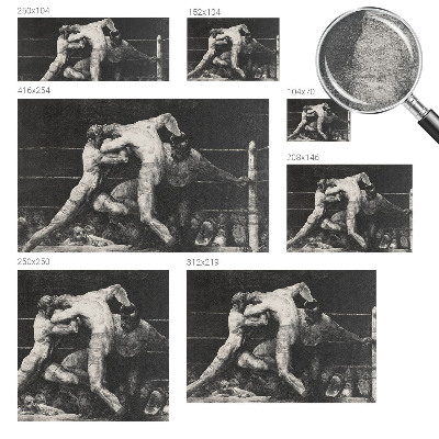 Kép tapéta Ökölvívók párbaja