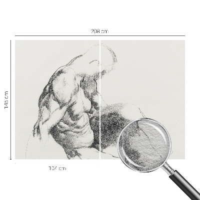 Óriás fotótapéta Férfi vázlat