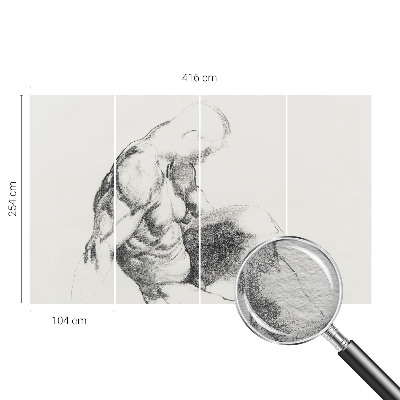 Óriás fotótapéta Férfi vázlat