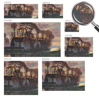 Vlies alapú fotótapéta Esti tájkép