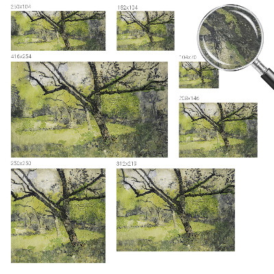 Nyomtatott vlies fotótapéta Tavaszi park