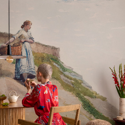 Poszter tapéta falra Női tájkép