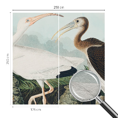 Fotótapéta méretre hálószobába Madárpár