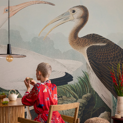 Fotótapéta méretre hálószobába Madárpár