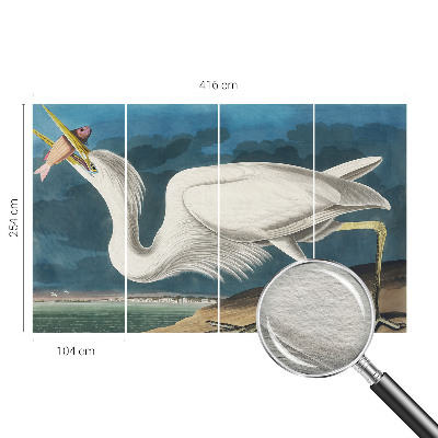 Poszter tapéta falra Madár hallal