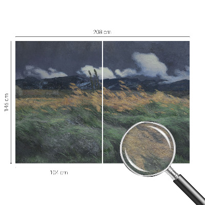 Fotótapéta Fújt fű