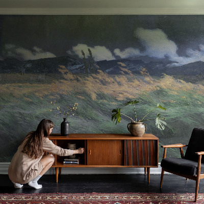 Fotótapéta Fújt fű