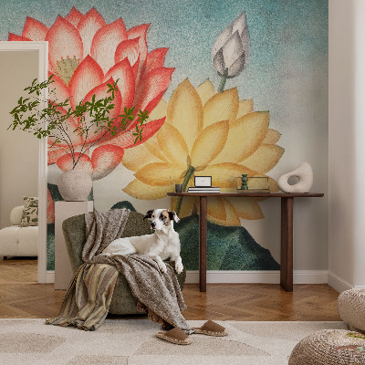 Fotótapéta hálószobába Lótuszvirágok