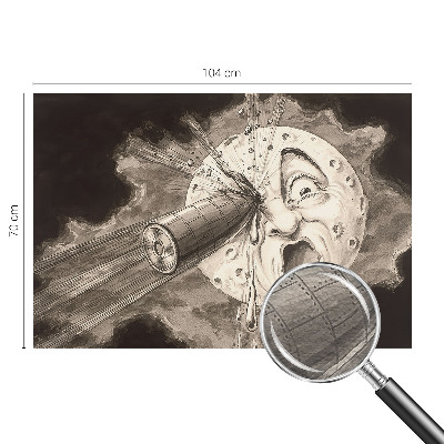 Fotótapéta nappaliba Kozmikus ütközés