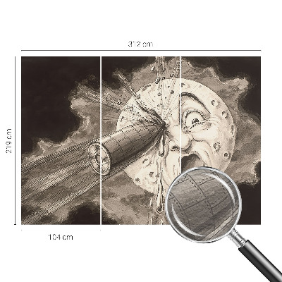 Fotótapéta nappaliba Kozmikus ütközés