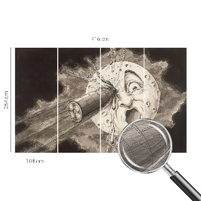 Fotótapéta nappaliba Kozmikus ütközés