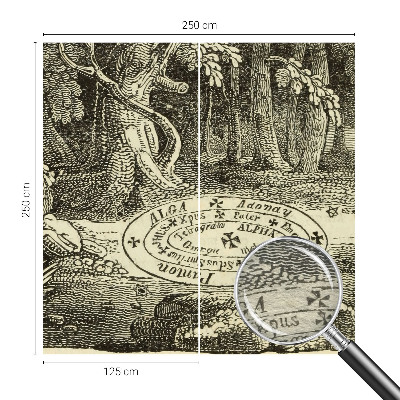 Fotótapéta méretre Bűvös kör