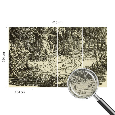 Fotótapéta méretre Bűvös kör