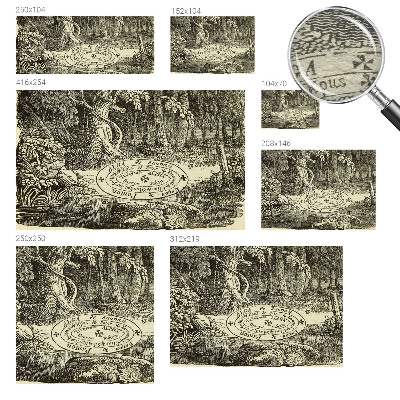 Fotótapéta méretre Bűvös kör