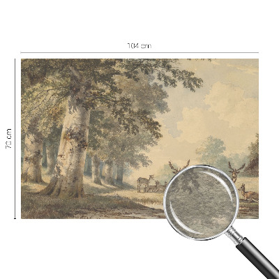 Fotótapéta méretre hálószobába Erdő békéje