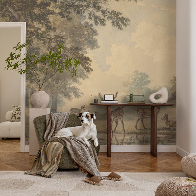 Fotótapéta méretre hálószobába Erdő békéje