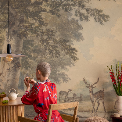 Fotótapéta méretre hálószobába Erdő békéje