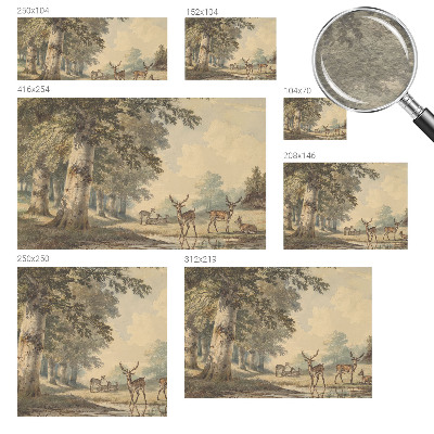 Fotótapéta méretre hálószobába Erdő békéje