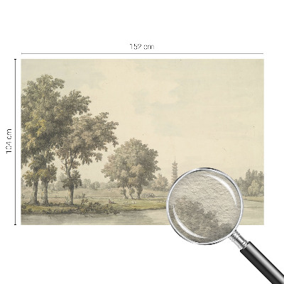 Fotótapéta méretre nappaliba Egy csendes park