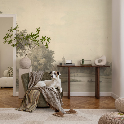 Fotótapéta méretre nappaliba Egy csendes park