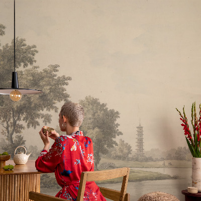 Fotótapéta méretre nappaliba Egy csendes park