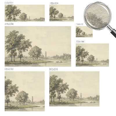 Fotótapéta méretre nappaliba Egy csendes park