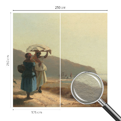 Flíz fotótapéta Egy tengerparti séta