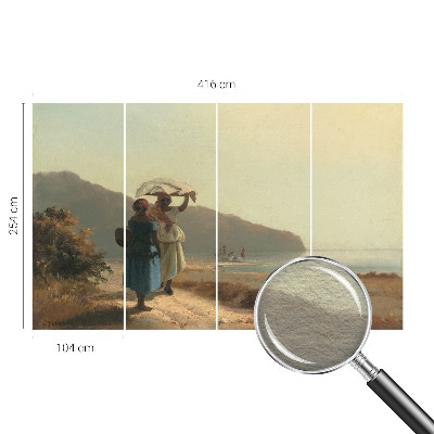 Flíz fotótapéta Egy tengerparti séta