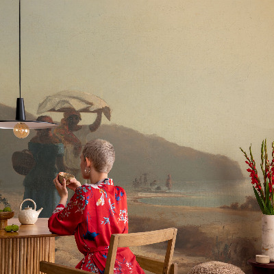 Flíz fotótapéta Egy tengerparti séta