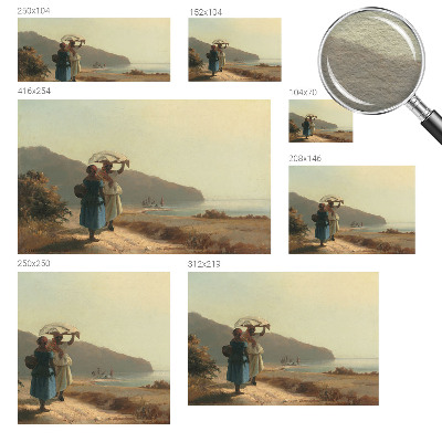 Flíz fotótapéta Egy tengerparti séta