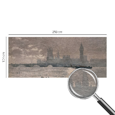 Vlies fotótapéta nappaliba Éjszakai panoráma