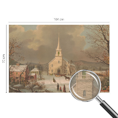 Vlies fotótapéta hálószobába Téli táj