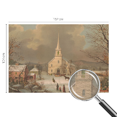 Vlies fotótapéta hálószobába Téli táj