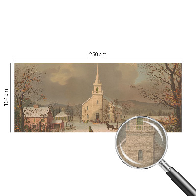 Vlies fotótapéta hálószobába Téli táj