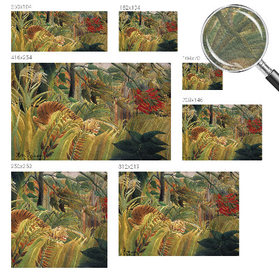 Fali poszter tapéta Egzotikus tigris