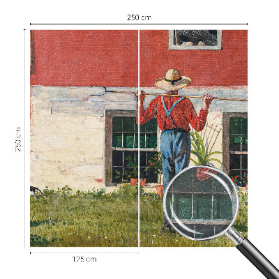 Dekor fotótapéta Falusi jelenet